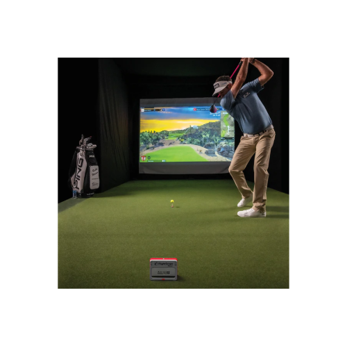 PHÒNG TẬP GOLF 3D- MEVO PLUS- FLIGHTSCOPE- KẾT HỢP PM MÔ PHỎNG E6  