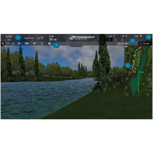 PHÒNG TẬP GOLF 3D GCQUAD, CẢM BIẾN GC QUAD, PHẦN MỀM FSX 2018, CẢM BIẾN MOTION CAMERA,