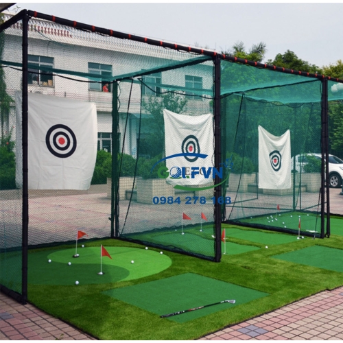 khung tập golf ngoài trời