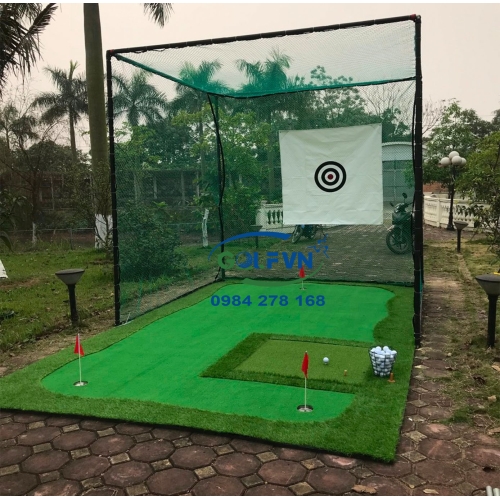 khung tập golf ngoài trời