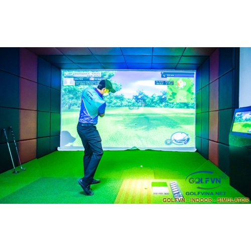 Thi công phòng tập golf 3D - xu hướng kinh doanh thời thượng hiện nay