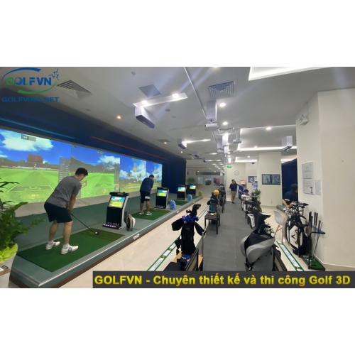QUI TRÌNH LẮP PHÒNG GOLF 3D