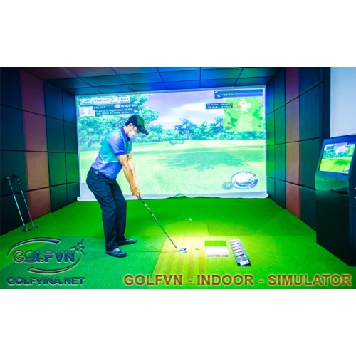 Thi công phòng tập golf 3D - xu hướng kinh doanh thời thượng hiện nay