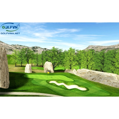 Thiết Kế Sân tập Golf Đà Lạt. Thiết kế sân Golf  theo tiêu chuẩn Quốc Tế