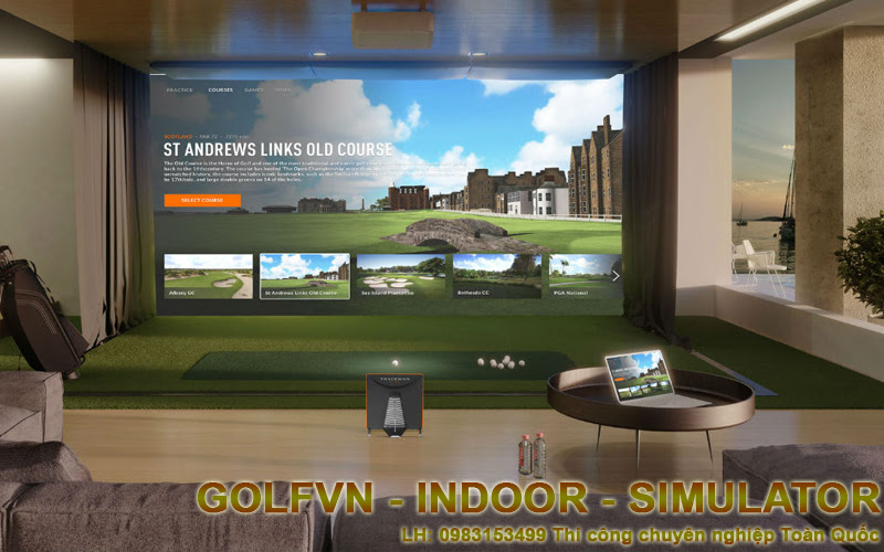 Phòng tập golf 3d chuyên nghiệp