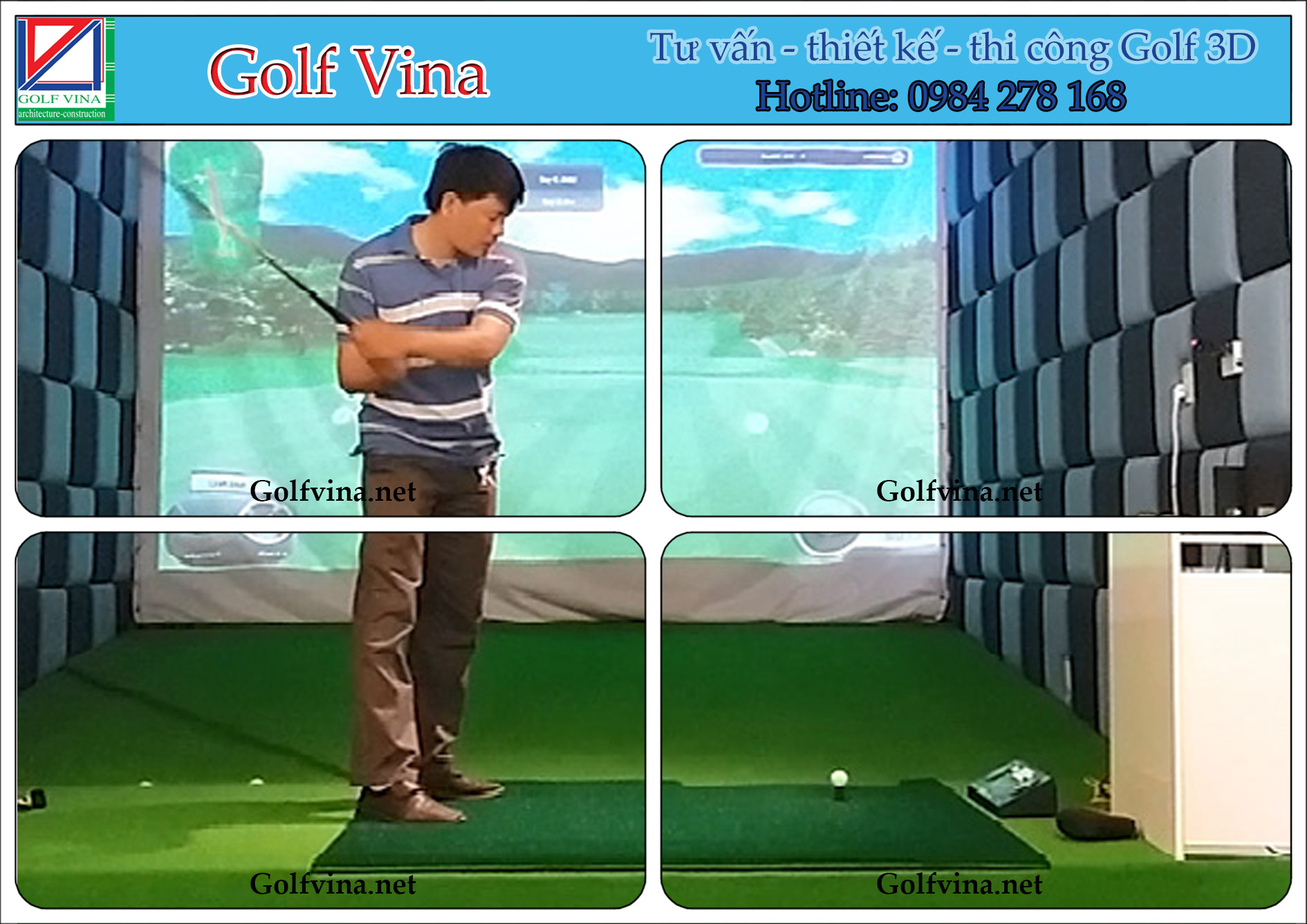 Thi công 3D Golf