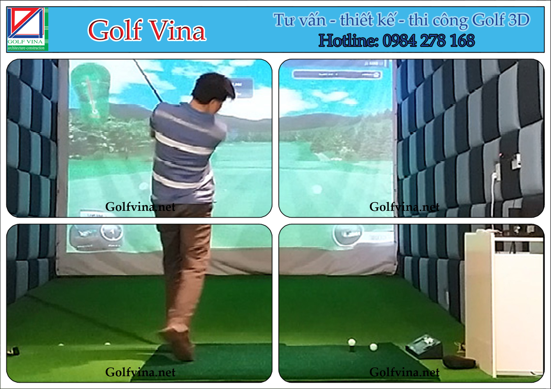 Thi công 3D Golf