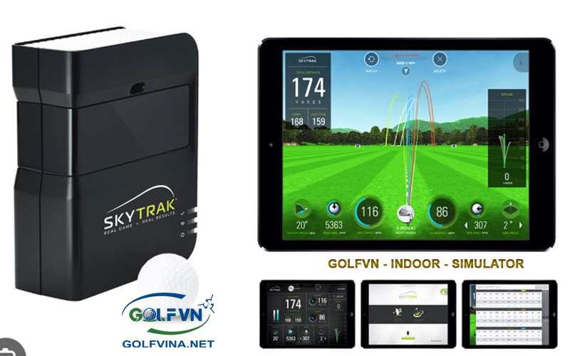 PHÒNG TẬP GOLF 3D- SKYTRAK, PHÒNG TẬP GOLF 3D, GOLF SIMULATOR