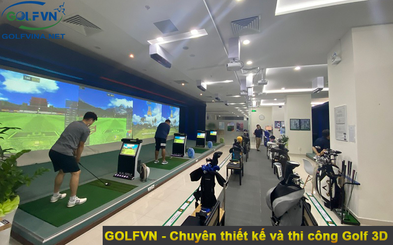 QUI TRÌNH LẮP PHÒNG GOLF 3D
